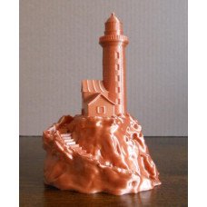 3D Vuurtoren op Rots 3D Vuurtoren op Rots