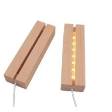 Ledlicht blok hout met usb